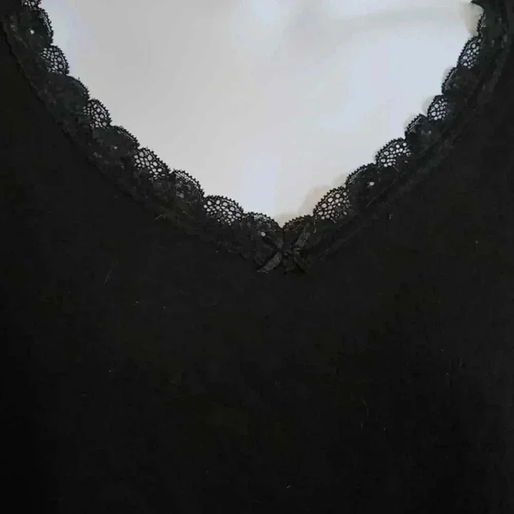 croft & barrow black pullover